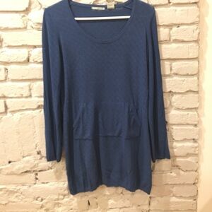 Anthropologie thin knit tunic sweater